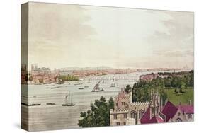 View of London from Lambeth, Engraved by J.C Stadler (Fl.1780-1812) 1795-Joseph Farington-Stretched Canvas