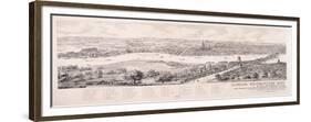 View of London from Southwark, 1543-Nathaniel Whittock-Framed Giclee Print