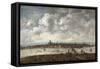 View of London from Southwark, 1640-60-null-Framed Stretched Canvas