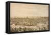 View of London from the North, a Drawing-Canaletto-Framed Stretched Canvas