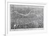 View of London from the North as Seen from a Balloon, 1851-John Henry Banks-Framed Giclee Print