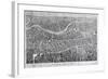 View of London from the North as Seen from a Balloon, 1851-John Henry Banks-Framed Giclee Print