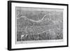 View of London from the North as Seen from a Balloon, 1851-John Henry Banks-Framed Giclee Print