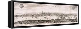 View of London from the South, 1638-Matthaus Merian-Framed Stretched Canvas