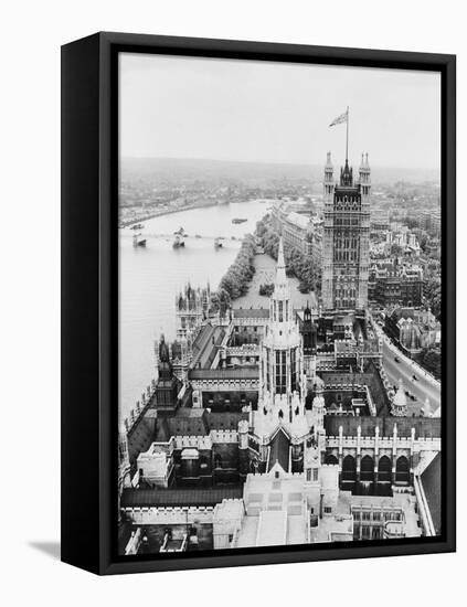 View of London Taken from Big Ben-null-Framed Stretched Canvas