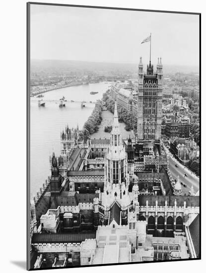 View of London Taken from Big Ben-null-Mounted Photographic Print