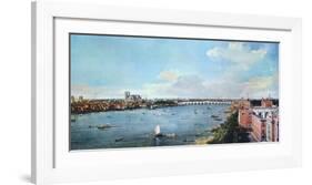 View of London with the Thames-Canaletto-Framed Collectable Print