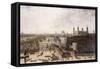 View of London-William Daniell-Framed Stretched Canvas