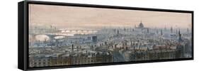 View of London-null-Framed Stretched Canvas