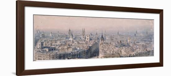 View of London-null-Framed Giclee Print