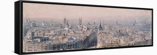 View of London-null-Framed Stretched Canvas