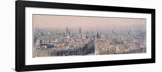 View of London-null-Framed Giclee Print