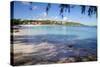 View of Long Bay and Beach-Frank Fell-Stretched Canvas