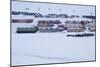 View of Longyearbyen, Spitsbergen, Svalbard, Arctic Circle, Norway, Scandinavia-Stephen Studd-Mounted Photographic Print