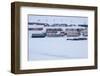 View of Longyearbyen, Spitsbergen, Svalbard, Arctic Circle, Norway, Scandinavia-Stephen Studd-Framed Photographic Print