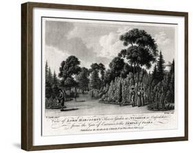 View of Lord Harcourt's Flower Garden at Nuneham in Oxfordshire, 1777-William Watts-Framed Giclee Print