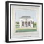 View of Lord Stormont's Mansion Near Wandsworth, London, C1800-null-Framed Giclee Print