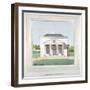 View of Lord Stormont's Mansion Near Wandsworth, London, C1800-null-Framed Giclee Print