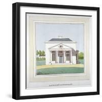 View of Lord Stormont's Mansion Near Wandsworth, London, C1800-null-Framed Giclee Print