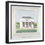 View of Lord Stormont's Mansion Near Wandsworth, London, C1800-null-Framed Giclee Print