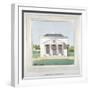 View of Lord Stormont's Mansion Near Wandsworth, London, C1800-null-Framed Giclee Print