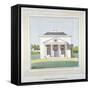 View of Lord Stormont's Mansion Near Wandsworth, London, C1800-null-Framed Stretched Canvas