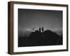 View of Los Angeles by Night from the Hills Above City-Alfred Eisenstaedt-Framed Photographic Print