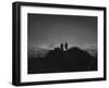 View of Los Angeles by Night from the Hills Above City-Alfred Eisenstaedt-Framed Photographic Print