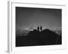 View of Los Angeles by Night from the Hills Above City-Alfred Eisenstaedt-Framed Photographic Print