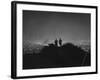 View of Los Angeles by Night from the Hills Above City-Alfred Eisenstaedt-Framed Photographic Print