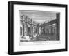 View of Lothbury Court, the Bank of England. City of London, 1809-J Burnett-Framed Giclee Print