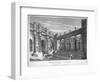 View of Lothbury Court, the Bank of England. City of London, 1809-J Burnett-Framed Giclee Print