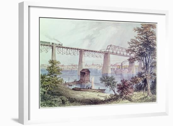 View of Louisville-Asa Coolidge Warren-Framed Giclee Print