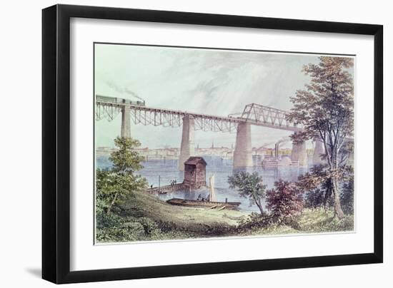 View of Louisville-Asa Coolidge Warren-Framed Giclee Print