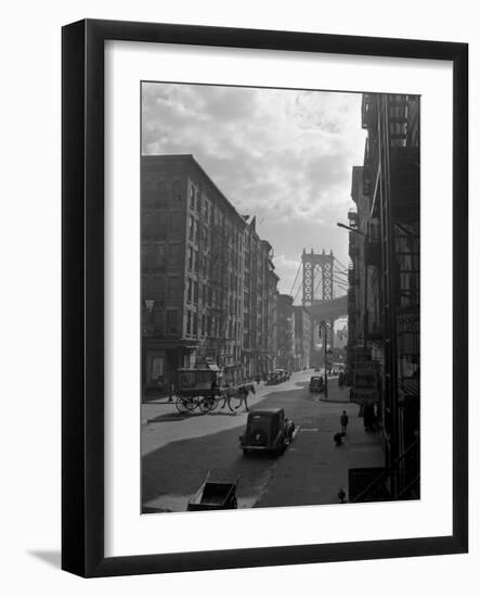 View of Lower East Side from Pitt Street-null-Framed Photographic Print