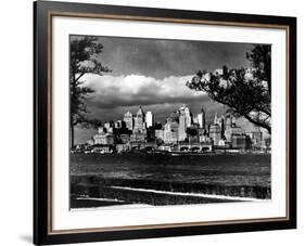 View of Lower Manhattan Skyline as Seen from Governor's Island-null-Framed Photographic Print