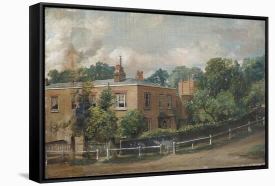 View of Lower Terrace, Hampstead, London-John Constable-Framed Stretched Canvas