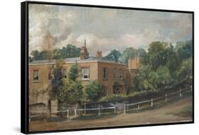 View of Lower Terrace, Hampstead, London-John Constable-Framed Stretched Canvas