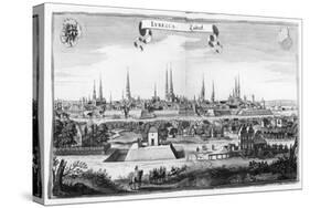 View of Lubeck-Matthaus Merian-Stretched Canvas