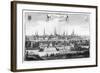 View of Lubeck-Matthaus Merian-Framed Giclee Print