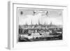 View of Lubeck-Matthaus Merian-Framed Giclee Print