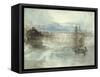 View of Lucerne, 1840-41-J. M. W. Turner-Framed Stretched Canvas