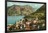 View of Lugano, Italy-null-Framed Art Print