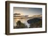 View of Lugu Lake at dawn, Yunnan, China-Ian Trower-Framed Photographic Print