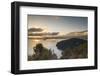 View of Lugu Lake at dawn, Yunnan, China-Ian Trower-Framed Photographic Print