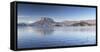 View of Lugu Lake, Yunnan, China-Ian Trower-Framed Stretched Canvas