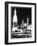 View of Luna Park at Night-null-Framed Premium Photographic Print