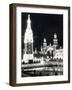 View of Luna Park at Night-null-Framed Photographic Print