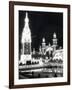 View of Luna Park at Night-null-Framed Photographic Print