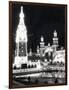 View of Luna Park at Night-null-Framed Photographic Print